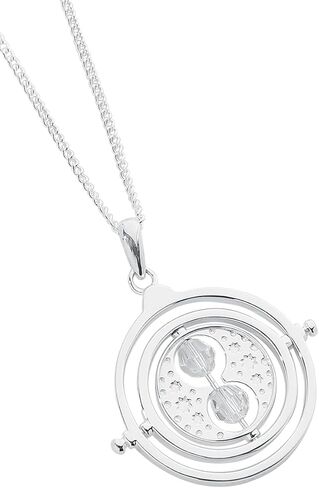 Harry Potter Embellished with Crystals Time Turner Necklace - HPSN021 in Saudi Arabia