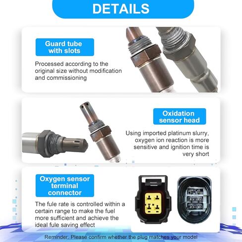 Oxygen O2 Sensor 234-5051 234-4114 Compatible with Mitsubishi 2011-2015 RVR Lancer, 2011-2013 Outlander, 2011-2018 Outlander Sport 2.0L 2.4L-L4 Upstream Downstream Replace 1588A144 1588A228 in Saudi Arabia
