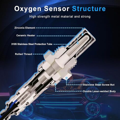 Oxygen O2 Sensor 234-5051 234-4114 Compatible with Mitsubishi 2011-2015 RVR Lancer, 2011-2013 Outlander, 2011-2018 Outlander Sport 2.0L 2.4L-L4 Upstream Downstream Replace 1588A144 1588A228 in Saudi Arabia