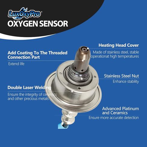 Oxygen O2 Sensor Upstream for Honda Accord 2.0L 2014-2015, Civic 1.8L 2012-2015, HR-V 1.8L L4 2016-2022, for Acura ILX 2.0L L4 2013-2015, Replace 234-9119 in Kuwait