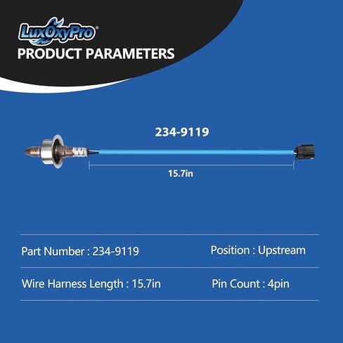 Oxygen O2 Sensor Upstream for Honda Accord 2.0L 2014-2015, Civic 1.8L 2012-2015, HR-V 1.8L L4 2016-2022, for Acura ILX 2.0L L4 2013-2015, Replace 234-9119 in Kuwait