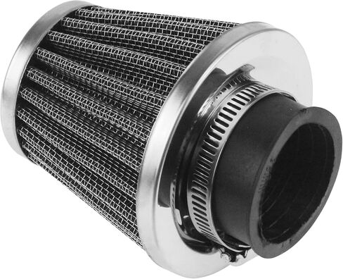 فلتر هواء للدراجة النارية 35 مم مناسب للدراجة النارية Atv Quad Scooter Moped Dirt Pit Bike 50cc 70cc 90cc 110cc 125cc Coolster Tao Tao Sunl Apollo Roketa X-pro Vitacci Sliver قطعتان in Kuwait