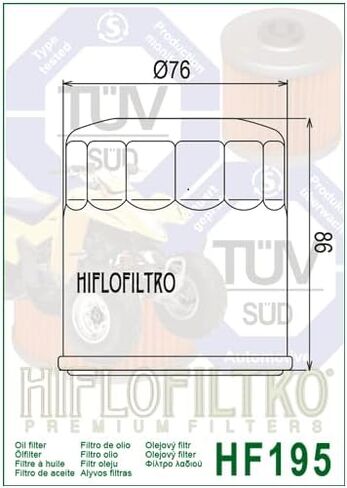 HiFloFiltro HF195 Premium Oil Filter in Saudi Arabia