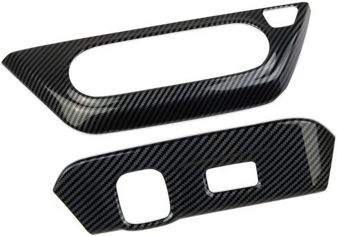 Korlot Carbon Fiber Style Center Console Air Conditioner Switch,Cigarette Lighter Panel Cover Trim Accessories for Chevrolet Trax 2024-2026 in Saudi Arabia