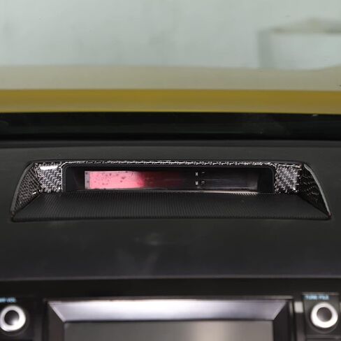 Dashboard Horn Frame Sticker Trim for Toyota Tundra 2007-2013 Center Consoles Accessories, Real Carbon Fiber Automotive Interior Decorative Cover in Saudi Arabia