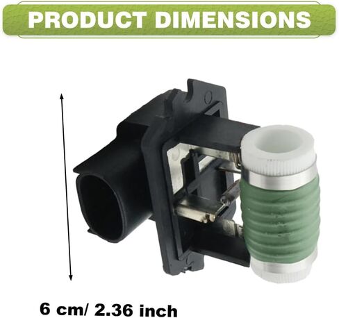 Riloer HVAC Heater Blower Motor Ac Fan Resistor Compatible with Hyundai Elantra 2.0L 1999CC 122CU. IN. L4 2017, HVAC Blower Motor Resistor, 25385-F2000, 1pc 3+2pins in Saudi Arabia