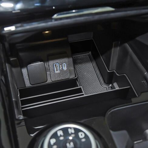 Front Center Console Organizer Insert Tray Compatible with 2020 2021 2022 2023 2024 Ford Explorer Accessories, Custom-fit Middle Console Storage Box with Card Slot (NOT for 2025 Explorer) in Kuwait