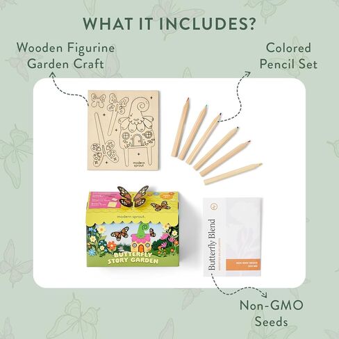 مجموعة من النشاط المخلوقون الحديثة في حديقة مجموعة 3 عبوات ، بداية بذور الحديقة ، حزمة بذور مختلطة الزهرة البرية ، الفراشة ، الخنفساء و Bumblebee in Kuwait