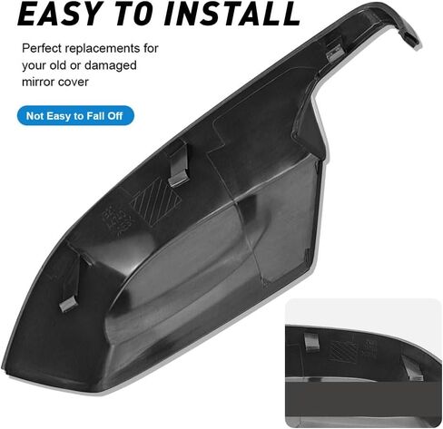 Three T Car Auto Side Rearview Mirror Lower Cover Cap Trim For Subaru Crosstrek 2013-2014,Impreza 2012-2014,Forester 2014-2018,Legacy 2013-2014,Outback 2013-2014,Driver Side(Left) in Kuwait