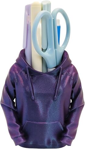 TIME&TRAVE Unique Sweatshirt Pen Holder for Desk, Creative Pencil Holder Desk Organizers, Office Supplies Decorations Idea Gift for Men Women Kids(Yellow) in Saudi Arabia