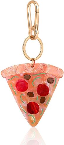 Decorative Cake Bag Charm Keychain - Kawaii Strawberry & Cream Polymer Clay Charm for Backpacks, Purses, Luggage in Saudi Arabia
