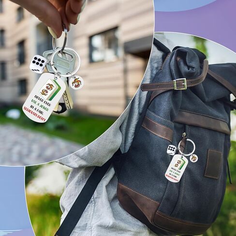 Mahjong Gifts for Women - Never Ever Use A Joker In A Pair Funny Keychains Ideal New Year Bridal Shower Birthday Gift for Men Mah Jong Lover Players Personalized Keyring Accessories Stuffers in Kuwait