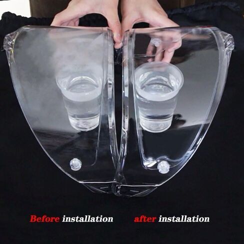 Sedici Strada 3 Motorcycle Helmet Visor Anti Fog Film,Clear Visor Insert Fog Resistant Sticker Compatible With Citation,Sedici Strada 2,Sedici Strada 3,FT2 Vector,FF801,FF397 in Kuwait