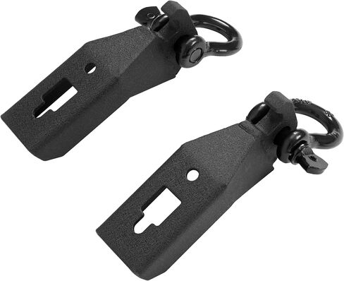 Front Tow Hook Mount Bracket & D-Ring Compatible with Ford F150 F-150 2009-2023 W/ 3/4 in D-Ring Shackles Steel in Kuwait