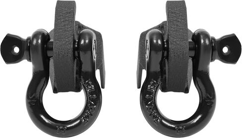 Front Tow Hook Mount Bracket & D-Ring Compatible with Ford F150 F-150 2009-2023 W/ 3/4 in D-Ring Shackles Steel in Kuwait