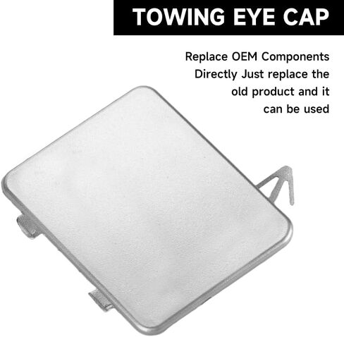 Front Bumper Tow Hook Cover Cap for Nissan Sentra 1.8L L4 - Gas 2013-2016 | Durable and Sturdy | 622A0-3SH0A | Tow Hook Eye Hole Cover Cap in Saudi Arabia