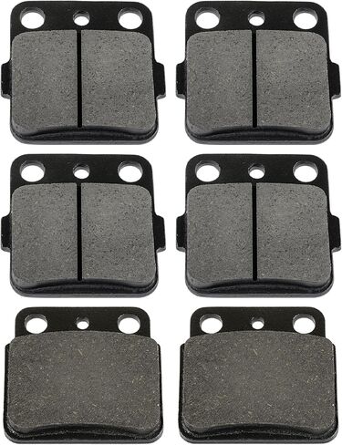Caltric Front & Rear Brake Pads Compatible with Suzuki Lt-Z400 Ltz400 Quadsport 400 2003-2011 in Saudi Arabia