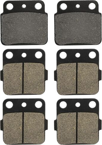 Caltric Front & Rear Brake Pads Compatible with Suzuki Lt-Z400 Ltz400 Quadsport 400 2003-2011 in Saudi Arabia