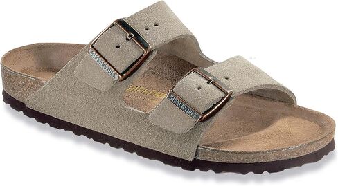 Birkenstock Womens Arizona Suede Taupe - 40 (US Men's 7.0-7.5; Wmn's 9.0-9.5) B(M) US in Saudi Arabia