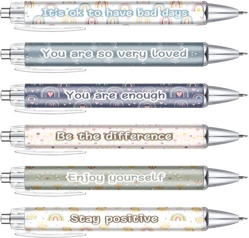 Toerifer 6Pcs Winnie Ballpoint Pens for Baby Shower, Cute Adorable Baby Shower Pen, Writing Pens with Touch Stylus Tips, Winnie Desk Accessories Party Favors Supplies, Black Ink in Saudi Arabia
