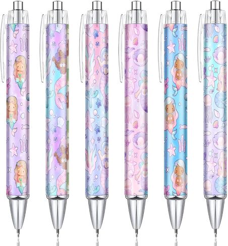 Toerifer 6Pcs Winnie Ballpoint Pens for Baby Shower, Cute Adorable Baby Shower Pen, Writing Pens with Touch Stylus Tips, Winnie Desk Accessories Party Favors Supplies, Black Ink in Saudi Arabia