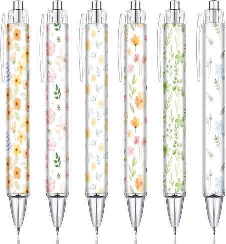 Toerifer 6Pcs Winnie Ballpoint Pens for Baby Shower, Cute Adorable Baby Shower Pen, Writing Pens with Touch Stylus Tips, Winnie Desk Accessories Party Favors Supplies, Black Ink in Saudi Arabia