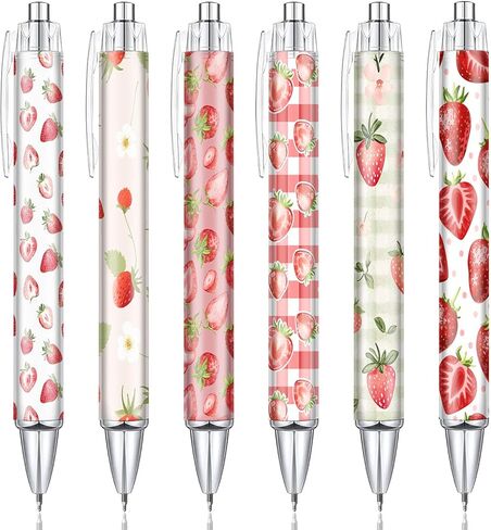 Toerifer 6Pcs Winnie Ballpoint Pens for Baby Shower, Cute Adorable Baby Shower Pen, Writing Pens with Touch Stylus Tips, Winnie Desk Accessories Party Favors Supplies, Black Ink in Saudi Arabia