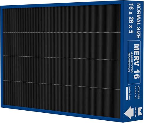 16x26x5 MERV16 Pet Replacement Filter Compatible with Y6605 PureAir PCO3-16-16 Air Purifier（actual size:16.3"" x 25.5"" x 4.3""） in Kuwait