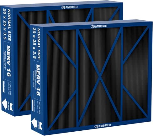 فلتر بديل للحيوانات الأليفة 16x26x5 MERV16 متوافق مع منقي الهواء Y6605 PureAir PCO3-16-16 (الحجم الفعلي: 16.3 بوصة × 25.5 بوصة × 4.3 بوصة) in Kuwait