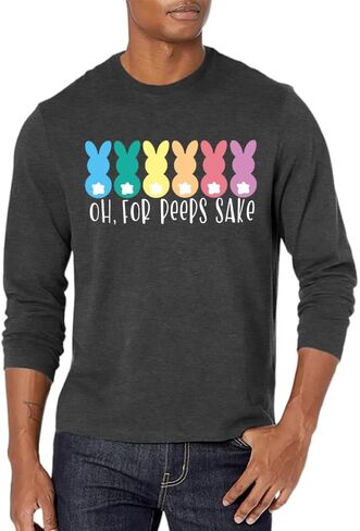 قمصان عيد الفصح للرجال: تي شيرت برسومات أرنب، قميص أرنب، بلوزة بأكمام طويلة لعيد الفصح السعيد in Kuwait