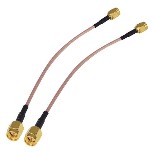 Boobrie 6inch/15cm SMA WiFi Antenna Coax Cable SMA Male to SMA Male Connector RG316 Extension Coaxial Cable WiFi Wireless Pigtail Jumper for SDR Devices Baofeng FPV FCC Emissions Testing 2pcs in Kuwait