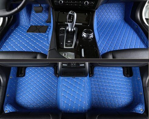 Car Floor Mats for BMW 1 2 3 4 5 6 7 8 Series X1 X2 X3 X4 X5 X6 i3 i4 i8 iX Z4 Custom Leather Truck Floor Coupe Sedan SUV Liners Pads Full Coverage All Weather Carpets (Beige) in Saudi Arabia