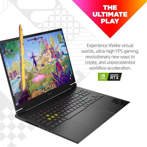 HP Omen Transcend Gaming Laptop 14 "120Hz 2.8K OLED Display -Intel Core Ultra 7-155H- NVIDIA GEFORCE RTX 4060- RGB KYB- THERDICBOLT 4- WIFI 6E-W/MOUSE PAD (Windows 11 Home ، 16GB RAM | 1TB PCI SSD) in Saudi Arabia