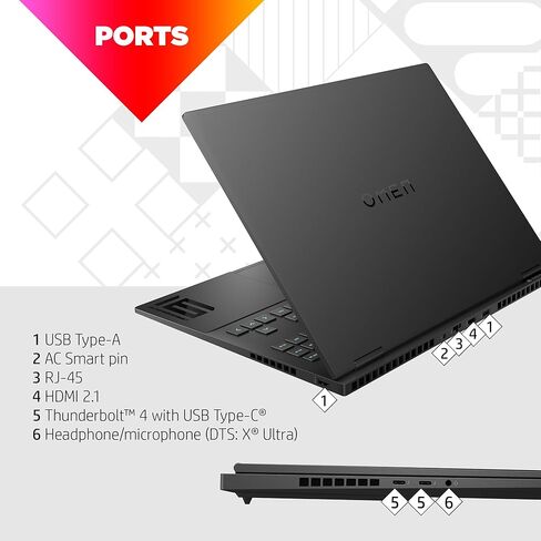 HP Omen Transcend Gaming Laptop 14 "120Hz 2.8K OLED Display -Intel Core Ultra 7-155H- NVIDIA GEFORCE RTX 4060- RGB KYB- THERDICBOLT 4- WIFI 6E-W/MOUSE PAD (Windows 11 Home ، 16GB RAM | 1TB PCI SSD) in Saudi Arabia