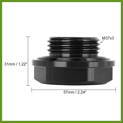 Black Aluminum Alloy Gas Oil Filler Plug Cover Engine Fuel Tank Cap for Toyota Vehicle Components in Saudi Arabia