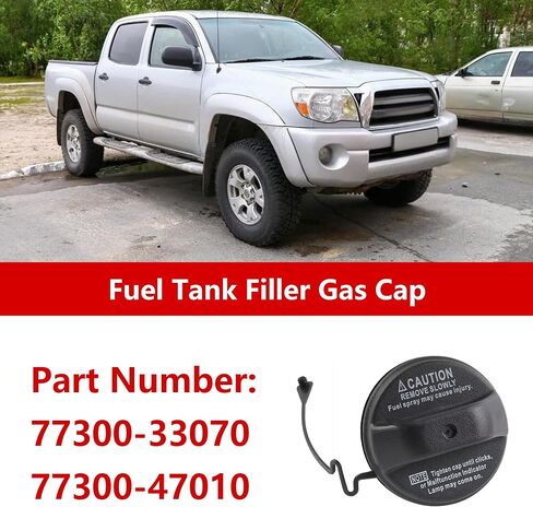 Gas Cap Fuel Tank Cap for Toyota 4Runner 2003-2009 for Lexus GX470 2003-2009 Fuel Tank Filler Cap Replace 77300-33070 1Pcs Black in Kuwait