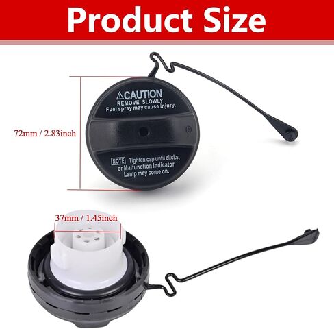 Gas Cap Fuel Tank Cap for Toyota 4Runner 2003-2009 for Lexus GX470 2003-2009 Fuel Tank Filler Cap Replace 77300-33070 1Pcs Black in Kuwait