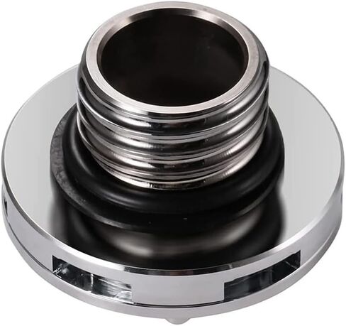 Riloer Motorcycle Gas Tank Oil Cap, Tank Cover, Compatible with Harley Dyna Softail Sportster Touring Road King Trike Freewheeler Wide Glide, Black in Saudi Arabia