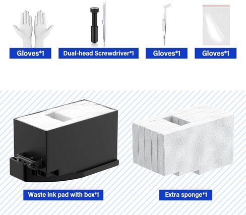 استبدال وسادة الحبر المهدرة مع برنامج إعادة الضبط لطابعات XP-830 XP-640 XP-530 XP-630 XP-7100 XP-850 XP-950 XP-860 XP-960 XP-810 XP-820 XP-600 XP-520 in Kuwait