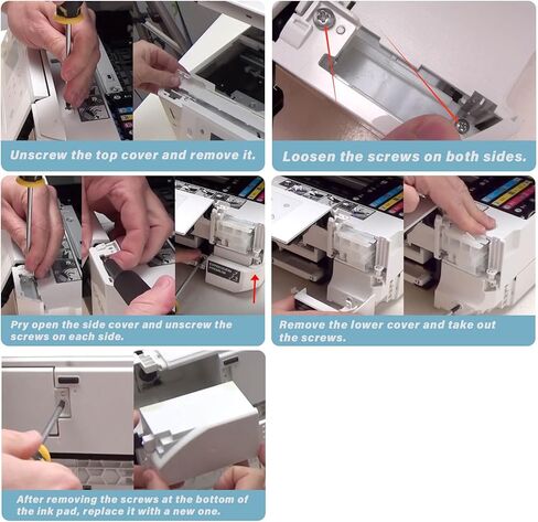 استبدال وسادة الحبر المهدرة مع برنامج إعادة الضبط لطابعات XP-830 XP-640 XP-530 XP-630 XP-7100 XP-850 XP-950 XP-860 XP-960 XP-810 XP-820 XP-600 XP-520 in Kuwait