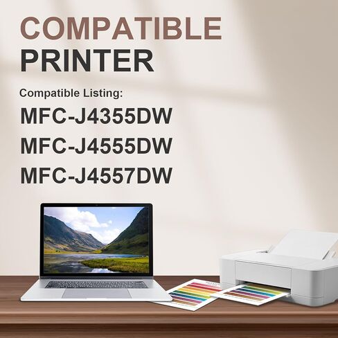 LC506 LC506XL Ink Cartridges Replacement for Brother LC 506 506XL High Yield INKvestment 4355 4555 4557 Compatible with Brother MFC-J4355DW MFC-J4555DW MFC-J4557DW Printer in Kuwait