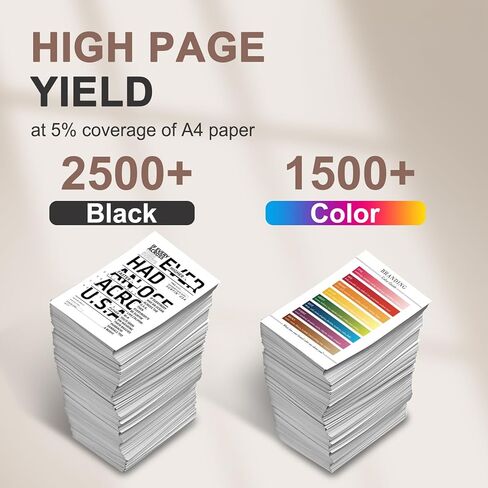 LC506 LC506XL Ink Cartridges Replacement for Brother LC 506 506XL High Yield INKvestment 4355 4555 4557 Compatible with Brother MFC-J4355DW MFC-J4555DW MFC-J4557DW Printer in Kuwait