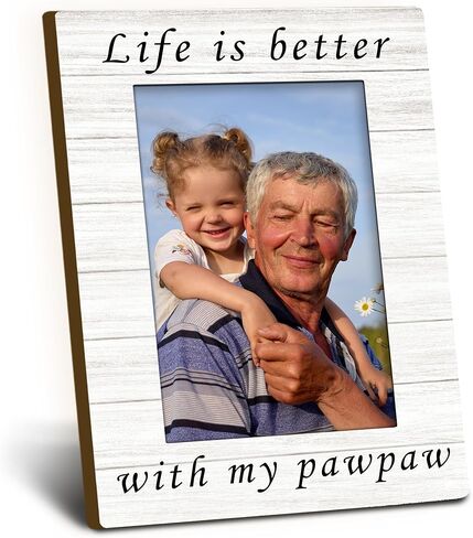 Girl Dad Mom Gifts Picture Frame 4x6, Dad Daughter Wooden Picture Frame, Birthday Gift for Father from Daughters Girls, Life is Better with My Girls Decorative Photo Frames for Table Desk Decor in Kuwait