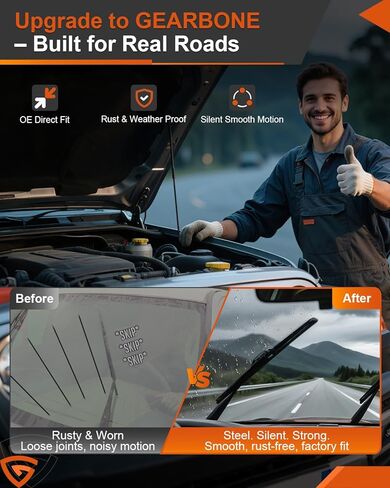 Front Windshield Wiper Motor & Linkage Assembly, Module Kit Compatible with Dodge Ram 1500 2005–2008, Ram 2500 2005–2009, Ram 3500 2005–2010, Ram 4500 & 5500, Direct Replacement 55077098AL in Kuwait