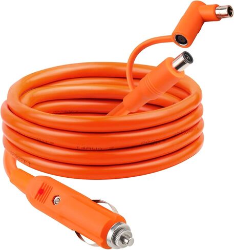 كابل شحن ولاعة سجائر السيارة 12 فولت/24 فولت 14AWG بطول 6 أقدام، تيار مستمر 8 مم 15 أمبير DC7909/8020 إلى كابل شاحن السيارة متوافق مع محطة الطاقة المحمولة Jackery/Anker/GRECELL/BLUETTI/Goal Zero Yeti/Westinghouse in Kuwait
