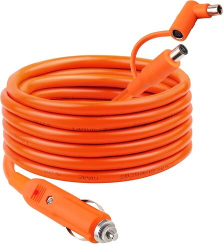 كابل شحن ولاعة سجائر السيارة 12 فولت/24 فولت 14AWG بطول 6 أقدام، تيار مستمر 8 مم 15 أمبير DC7909/8020 إلى كابل شاحن السيارة متوافق مع محطة الطاقة المحمولة Jackery/Anker/GRECELL/BLUETTI/Goal Zero Yeti/Westinghouse in Kuwait