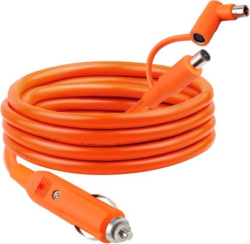 كابل شحن ولاعة سجائر السيارة 12 فولت/24 فولت 14AWG بطول 6 أقدام، تيار مستمر 8 مم 15 أمبير DC7909/8020 إلى كابل شاحن السيارة متوافق مع محطة الطاقة المحمولة Jackery/Anker/GRECELL/BLUETTI/Goal Zero Yeti/Westinghouse in Kuwait