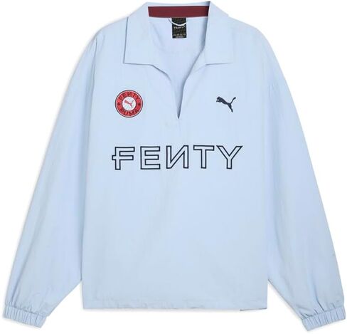 PUMA Mens Fenty X Nylon Drill Casual Tops Casual - Blue in Saudi Arabia