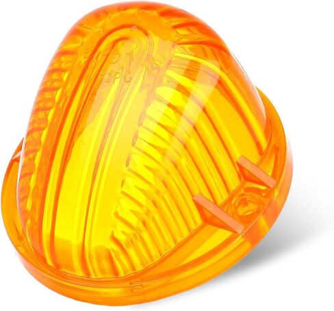 AmberRound-Shape Cab Marker Cover Lens Top Roof Light Clearance Running Light Cover Lens Compatible with C/K Series 1973-1987 Full Size Pickup Trucks (5 pcs) in Saudi Arabia