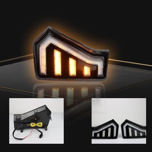 LED Front Headlight Side Marker DRL Amber Sequential Turn Signal Fog Light Feature Kit for Toyota Tacoma 2024 Replacement Grille Cover Air Vent Trim Accessories in Kuwait